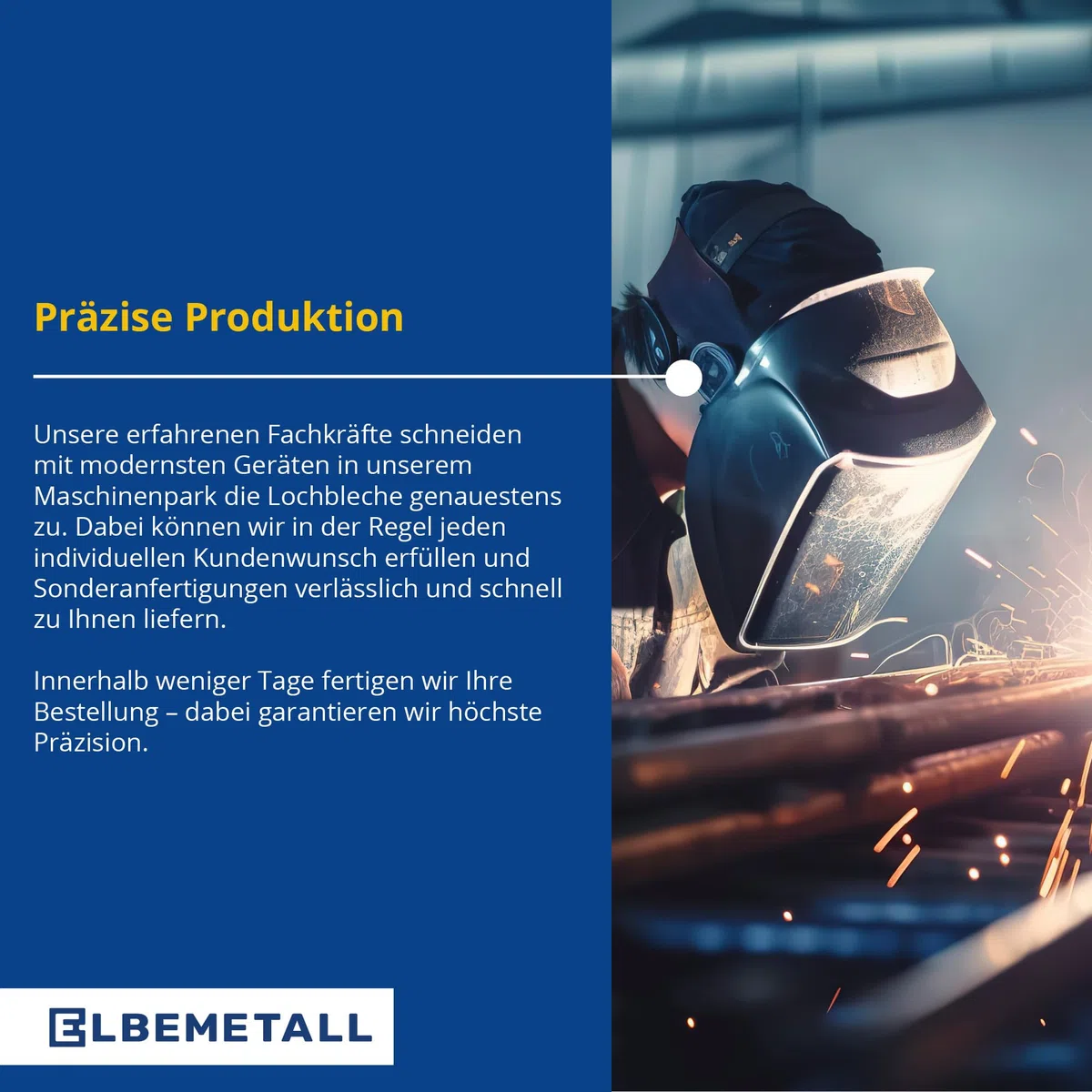 Lochblech Edelstahl 300 x 300 mm Stärke 2,00 mm/Metall Lochblech Quadratloch, 15 mm Lochabstand 10 mm Lochweite/Lochbleche aus 1.4301 Werkstoff/hochwertiges Lochblech aus Metall