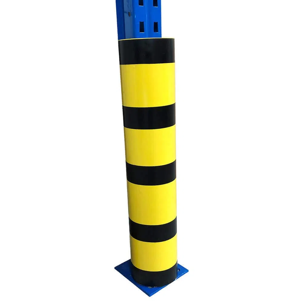 Regalanfahrschutz Rammschutz, Höhe 600 mm, für Palettenregale mit Holmbreite 76-120 mm