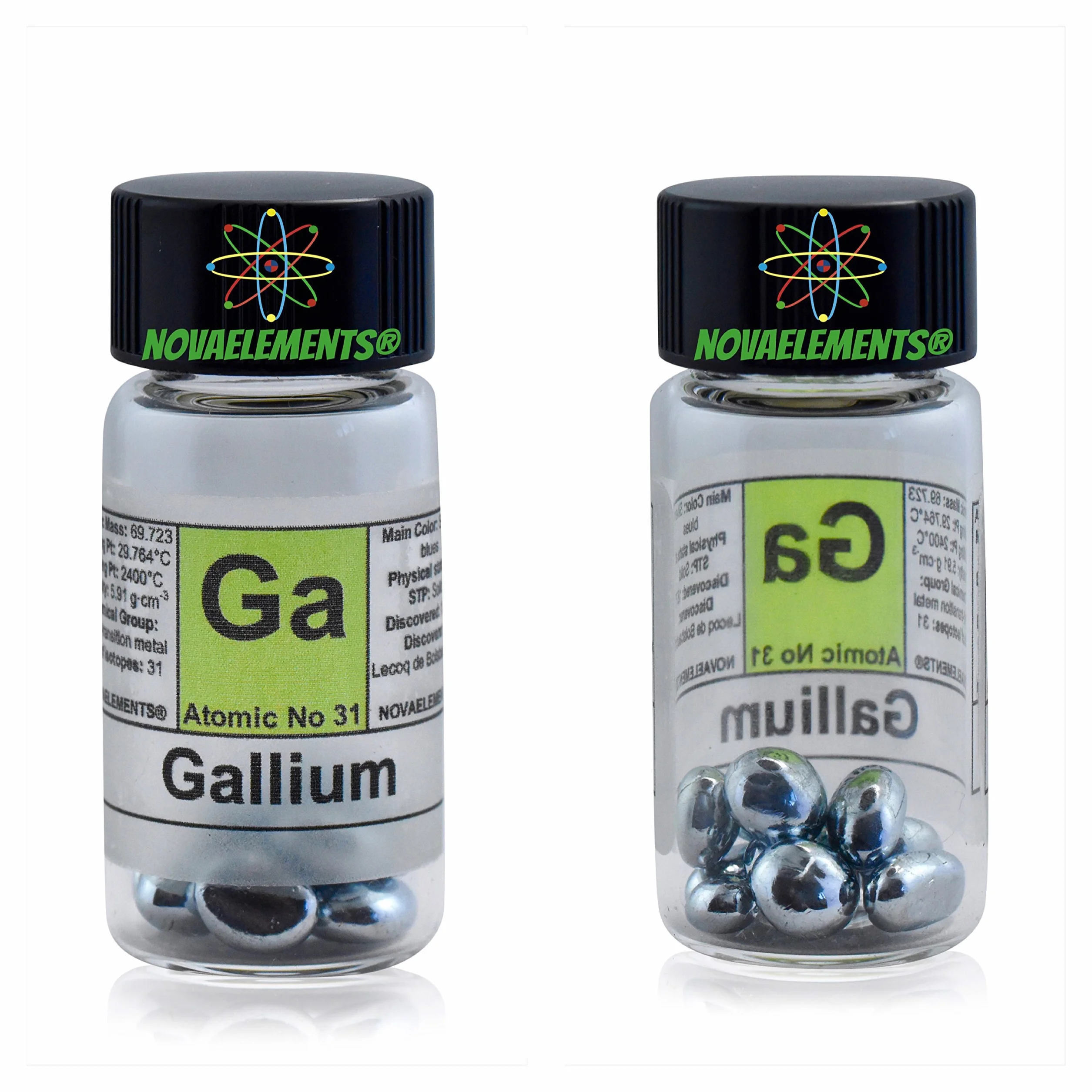 Gallium Metall Element 31 99,997% 5g in Glasampulle - Gallium Metal Element 31 5g 99,995% aus Glas