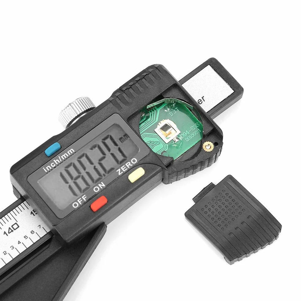 Zunate Digitales Höhenmessgerät, 0-150mm Magnetisch Präzisions Digitales Vernier Height mit Magnetfuß und LCD Digitalbildschirm, Digitaler Höhenreißer Anreissgerät für die Holzbearbeitung