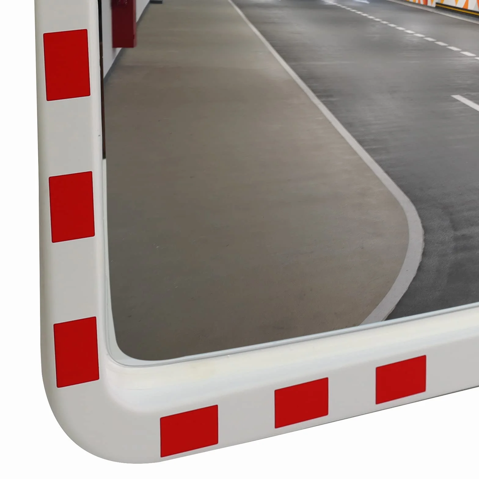 Verkehrsspiegel rechteckig 60 x 80 cm Straße Überwachungsspiegel Sicherheitsspiegel Konvexspiegel außen und innen Weitwinkeleffekt