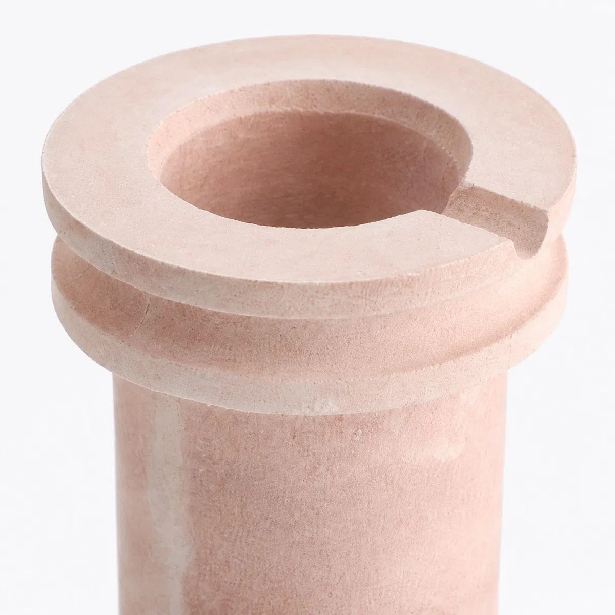 Keramischer Tiegel für Metallguss, Metallschmelz Und Raffinationsgefäß, Schmuckwerkzeug, Temperaturschockbeständiges Utensil, 2 Kg, 14.6 cm X 5.5 cm