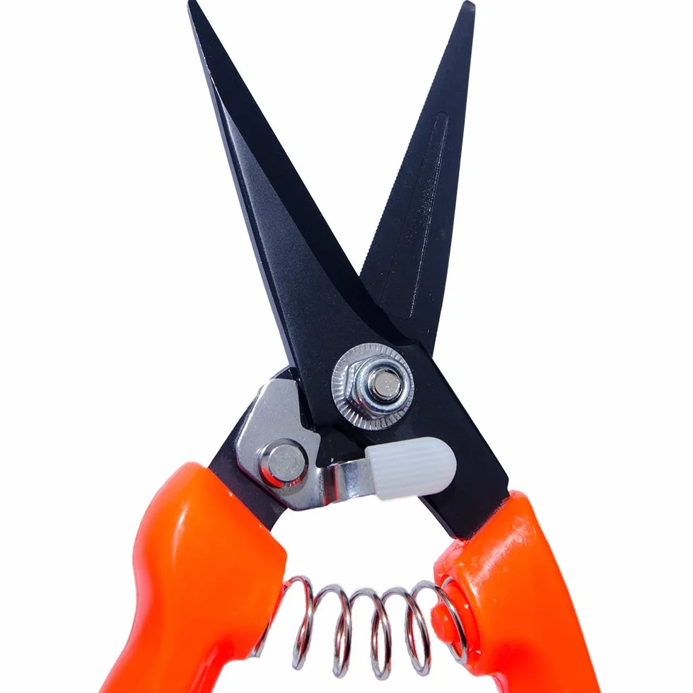 Professionelle Klauenschere für Schafe und Ziegen, 20,3 cm, Rot-Schwarz, Gezahnte Klingen