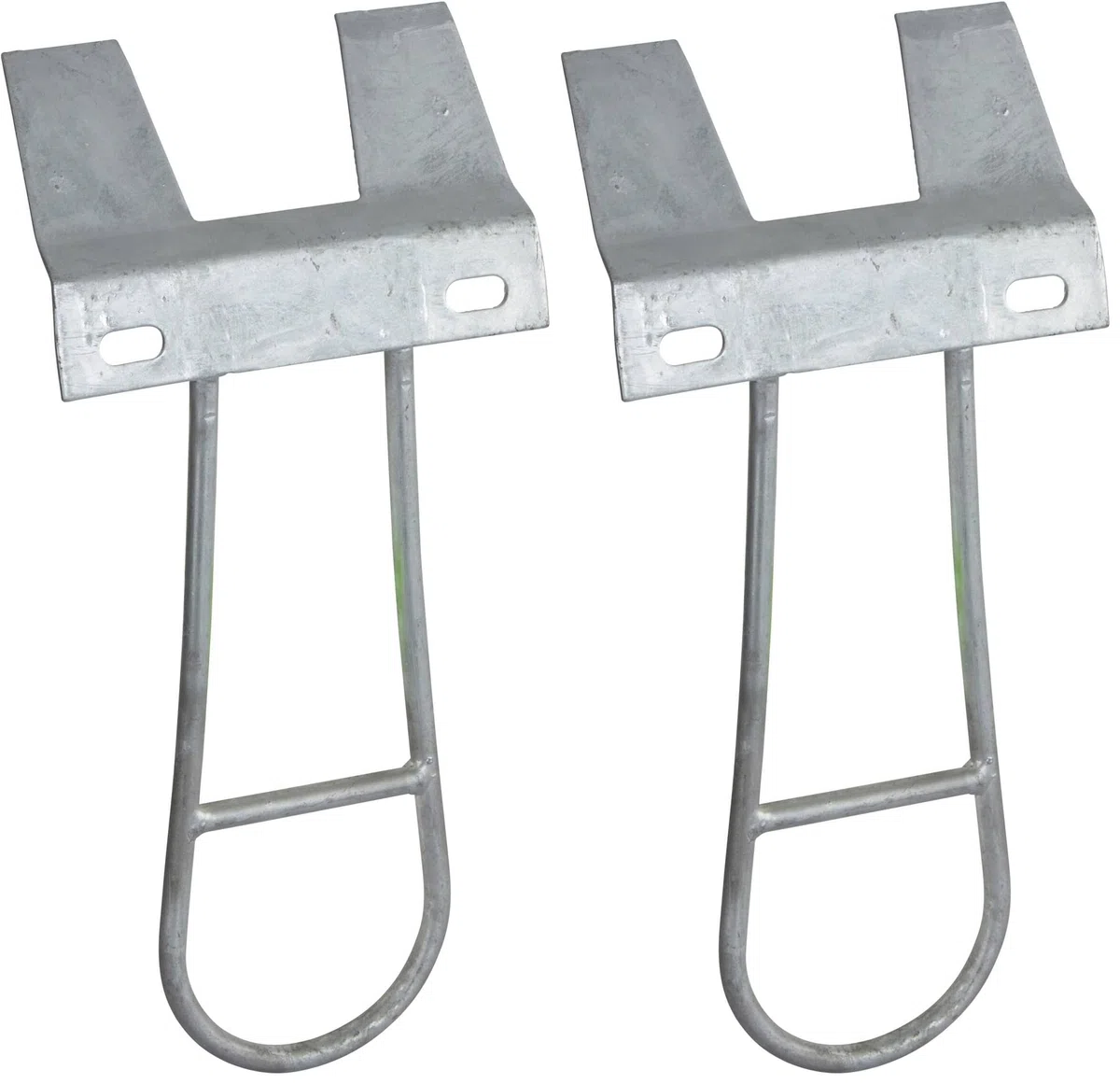 Kerbl Tränkeeimerhalter verzinkt (Befestigung für Tränkeeimer, zum Anschrauben) Modell 2017-1408 (Packung mit 2)