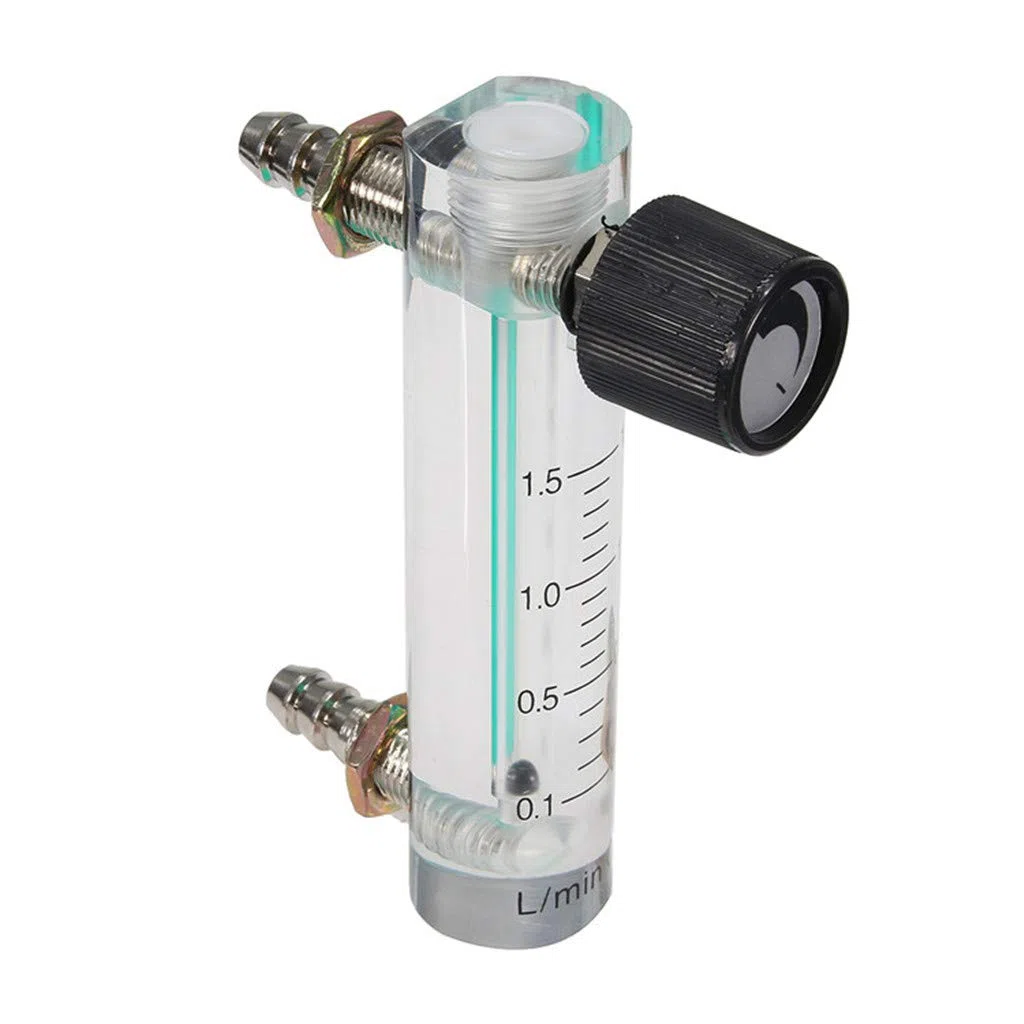 Sauerstoff Luftdurchflussmesser 0–1 5 L/min/Gasdurchflussmesser Mit Metallanschluss Für Sauerstoff Luft Gaskonzentratoren In Industriellen Situationen