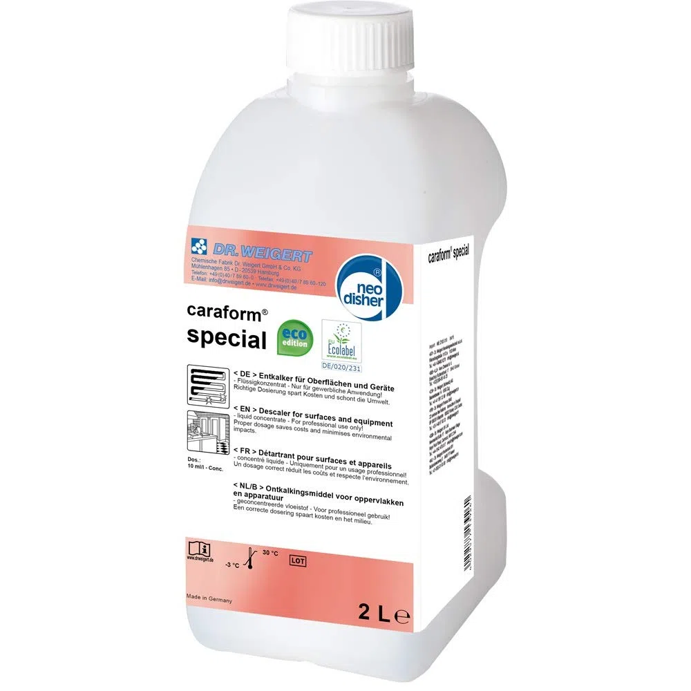 neodisher Caraform special 2l Entkalker für Oberflächen und Geräte Neu für 332042