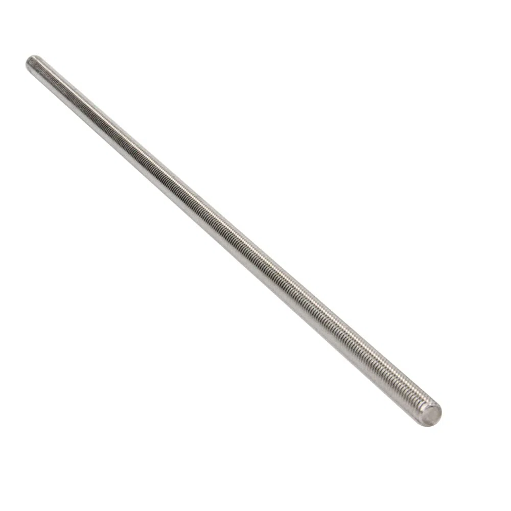 M6x250mm 304 Edelstahl Vollgewindestange, Rechtsgewinde 1mm Steigung mit 20 Stück Sicherungsmuttern, 10 Stück/Packung