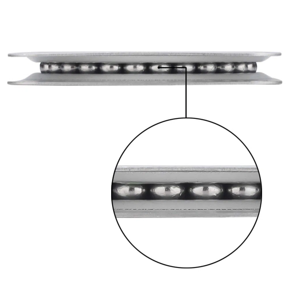 4 Stück Lazy Susan Drehlager 360 Grad Drehteller, für Anzeigen-Regal und Möbel (72x 72x 9mm)