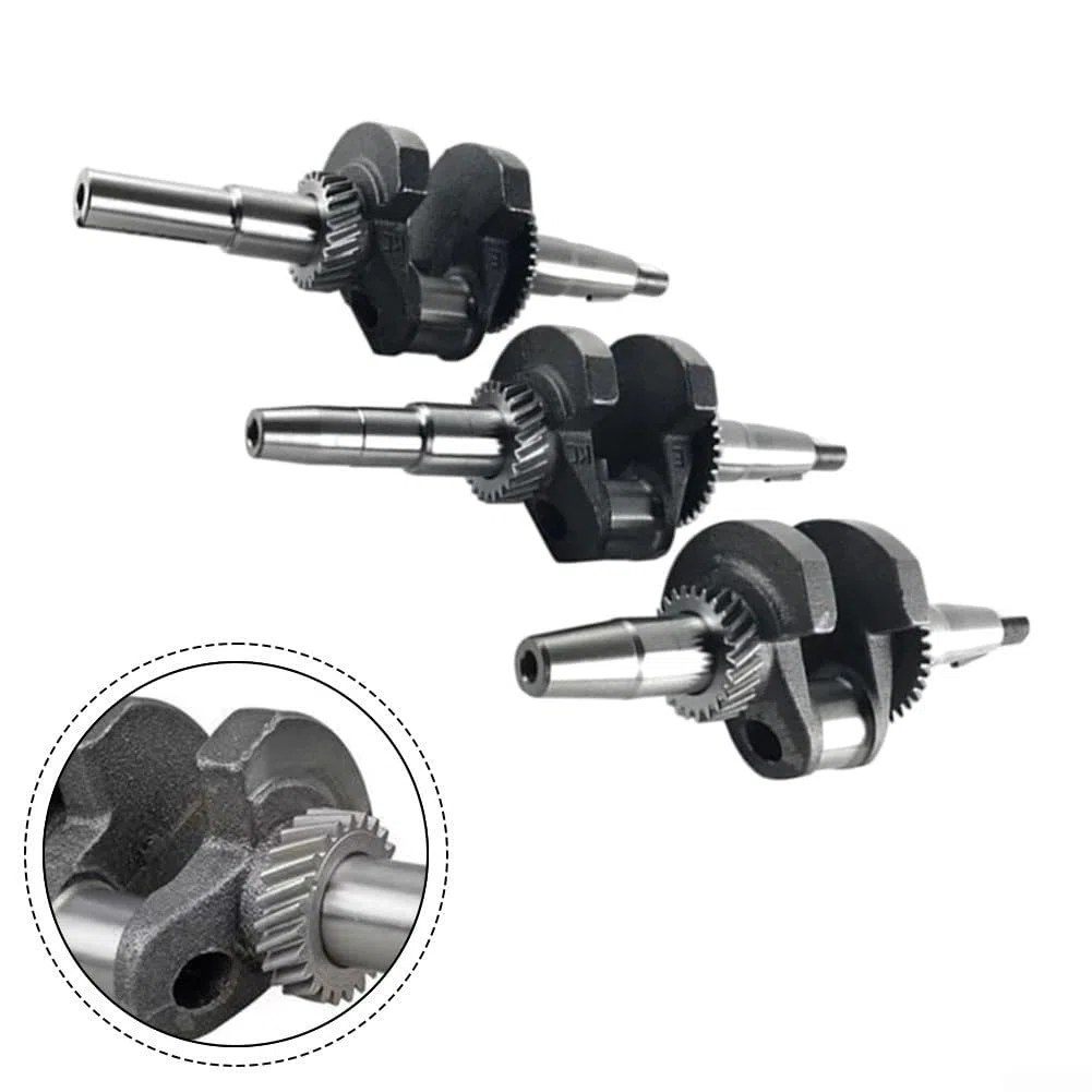 Kurbelwelle für 2KW 5KW Benzin Generatoren Kompatibel mit Motormodellen 168F 188F 192F Metallkonstruktion für Zuverlässigkeit und langfristigen Einsatz (168F 23mm)