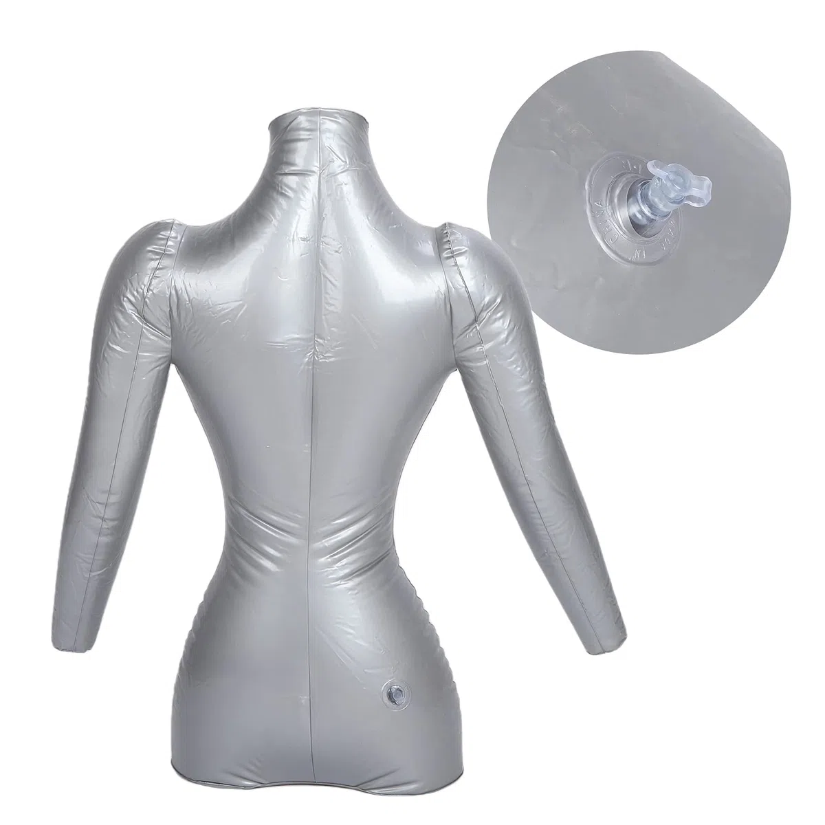 Aufblasbarer Weiblicher Schaufensterpuppen-Halbkörper, Aufblasbares Schaufensterpuppen-Kleidungsdisplay-Modell aus PVC-Material, Weiblicher Mantel-Oberkörper, Aufblasbares