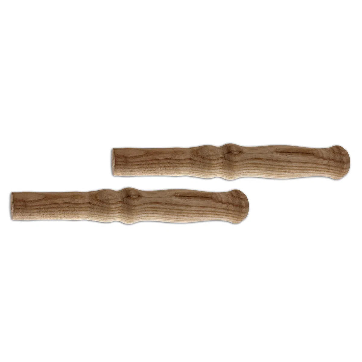 BigDean 2 XXL Holzgriffe für Schiebkarre/Schubkarre ca. 23,5 cm lang 2,5 cm Durchmesser - Hochwertig, flexibel, bereichernd - Ideal für Fast Jede Schubkarre/Sackkarre