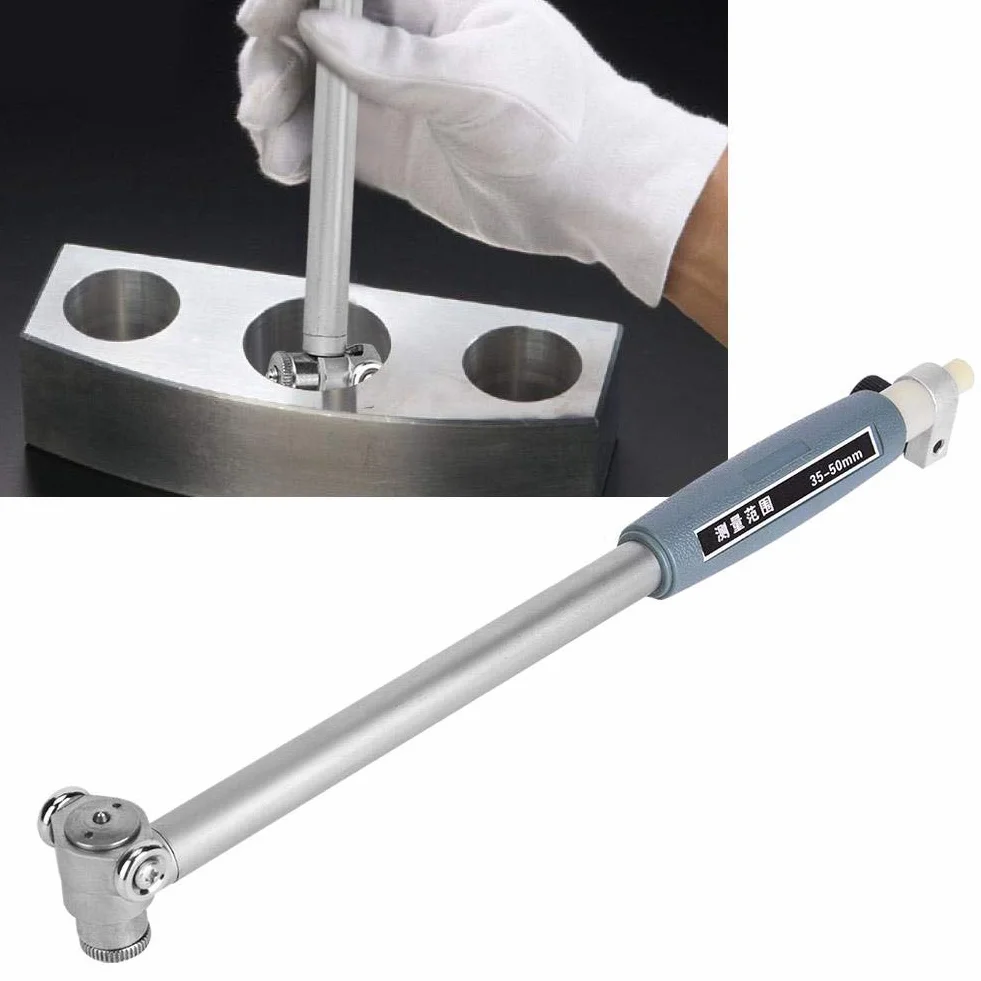 Honwerkzeug Messgeräte 35~50mm Aluminiumlegierung Messuhr Innendurchmesser Messstange + Sonde(35-50mm)
