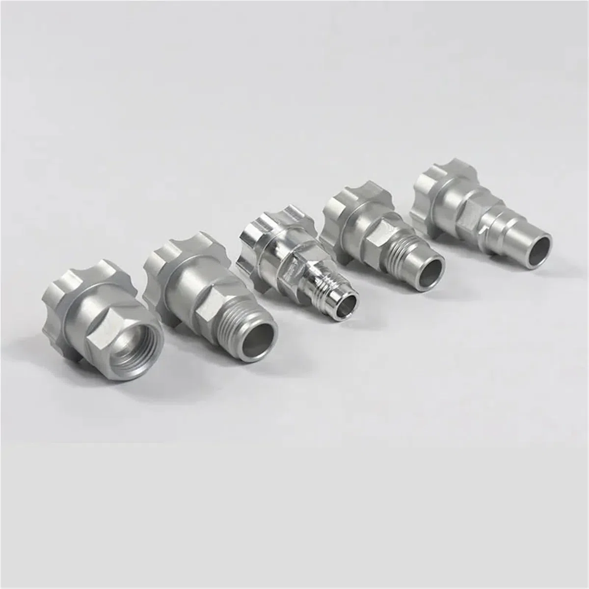 Aluminium Legierung Spritzpistole Stecker PPS Adapter Spritzpistole Tasse adapter Einweg Messbecher Geeignet for SA-TA(Aluminum alloy 1)