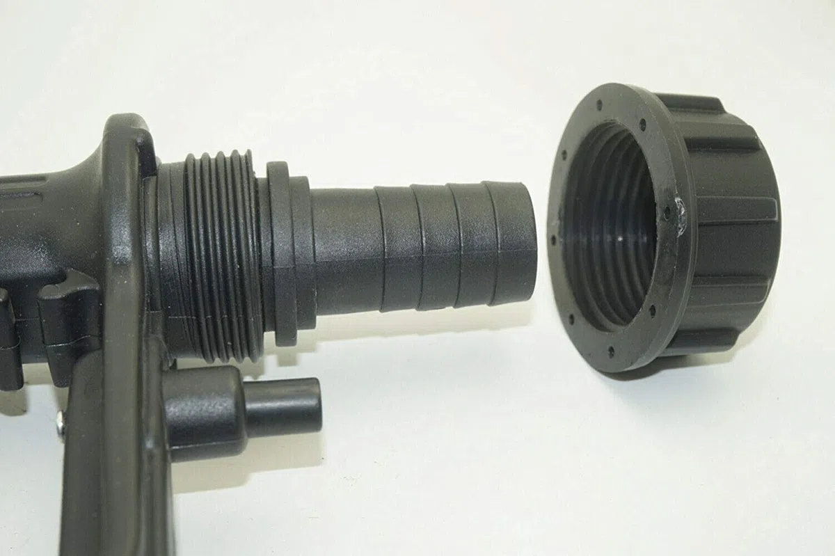 Dieselpumpendüse, 1,9 cm manueller Kraftstoffschlauch, Triggerdüse, passend für Transfer-Dieselöl-Dosierpumpe, chemische Düse, chemische Flüssigkeit, IBC-Wassertank (20 mm)