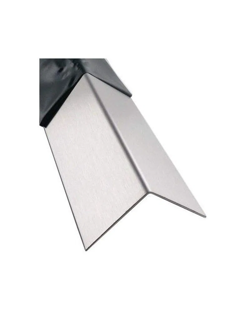 1,5mm Edelstahlwinkel gleichschenklig 1.4301 Oberfläche gebürstet Länge 1000/1500/2000mm (40x40mm 2000mm Länge)