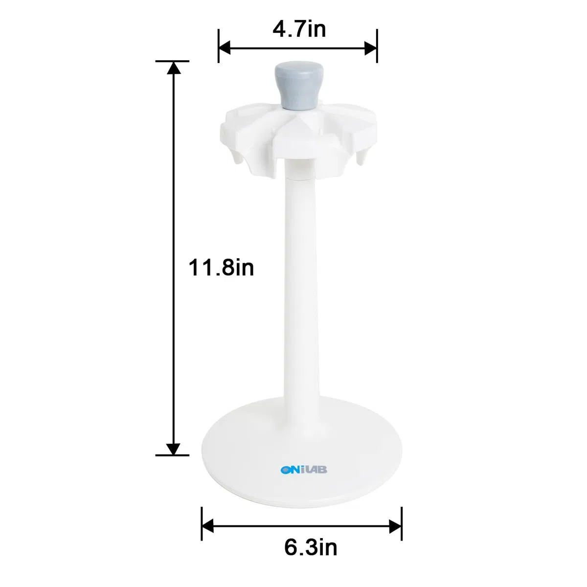 ONiLAB Lab Pipette Round Ständer Halter, für 6 Pipetten (Pipettenständer) nur passend für ONiLAB Marke Mikropipette…