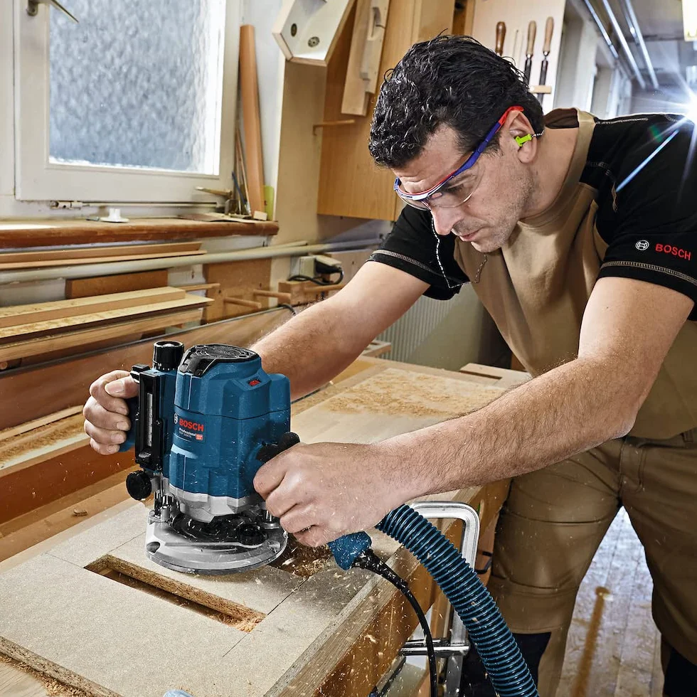 Bosch 1x PRO Abrundfräser (für Weichholz, Hartholz, Ø 25,4 mm, Professional Zubehör Handfräse, Kantenfräse) (Packung mit 2)
