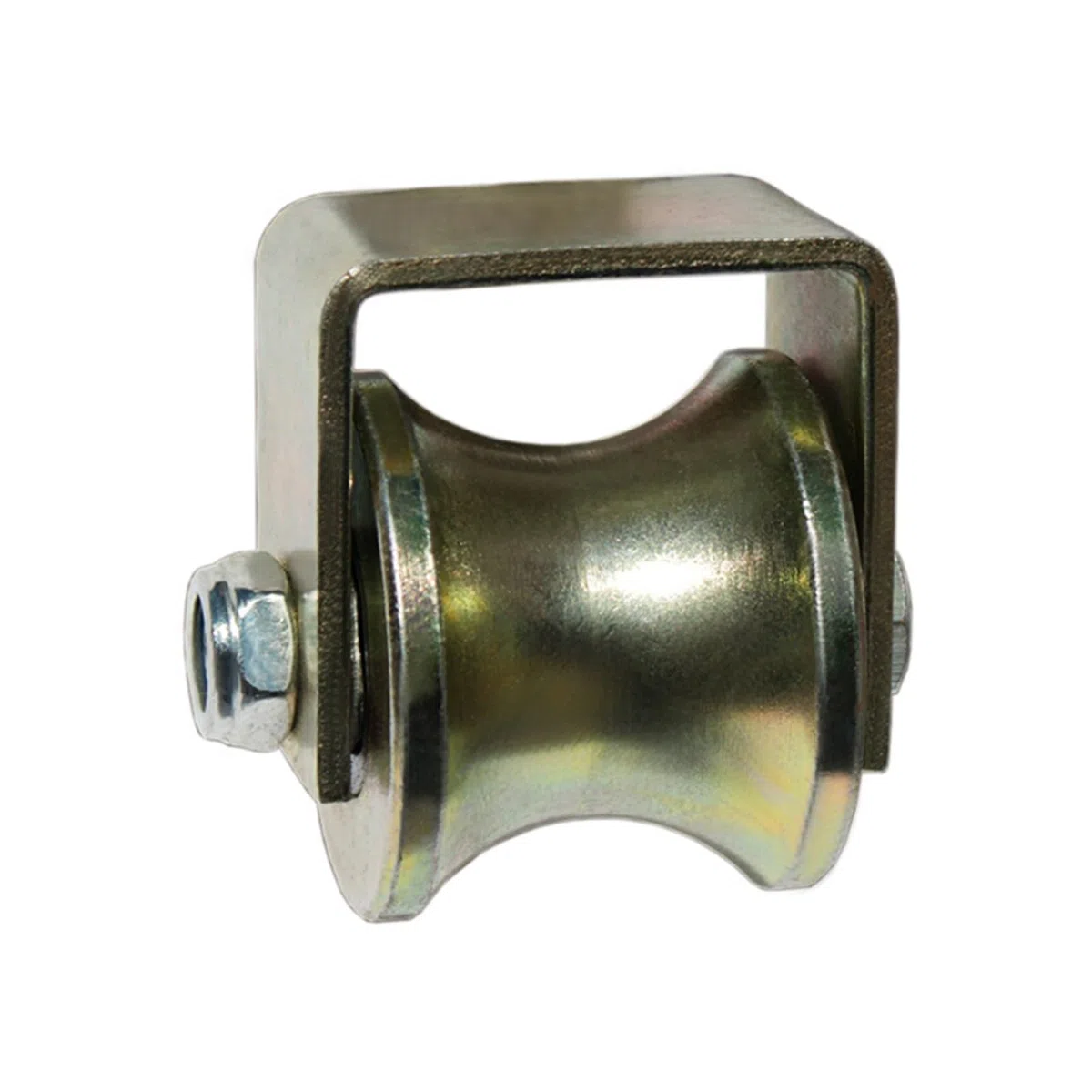 Rundrohr U-förmiges Schienenrad U-förmiges Drahtseillager Führungsrad Tragfähigkeit 500 kg (Size : U40mm)