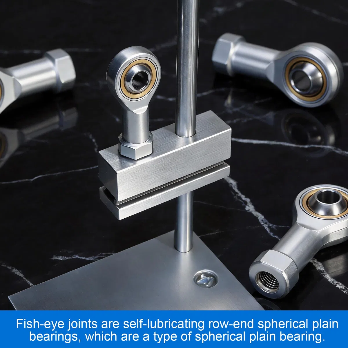 4Pcs Gelenkkopf Gelenkkopflager, M8 Gelenklage Innengewinde, Uniball Kugelgelenk, Rechtsgewinde Gelenklager für Sphärische Gleitstangenenden