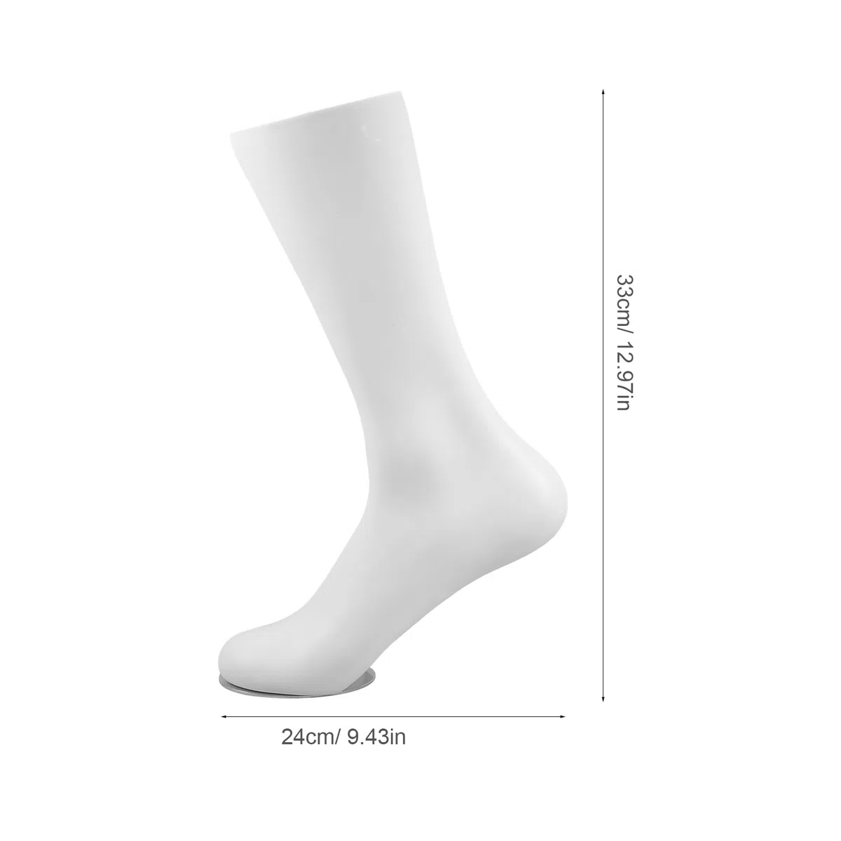 STOBAZA Sockenfuß-Modell Mannequinfuß Für Herrensocken Socken-Display-Halter Mit Realistischen Proportionen Tragbares Socken-Ausstellungsmodell Für Einzelhandel Schaufenster Und Fotografie