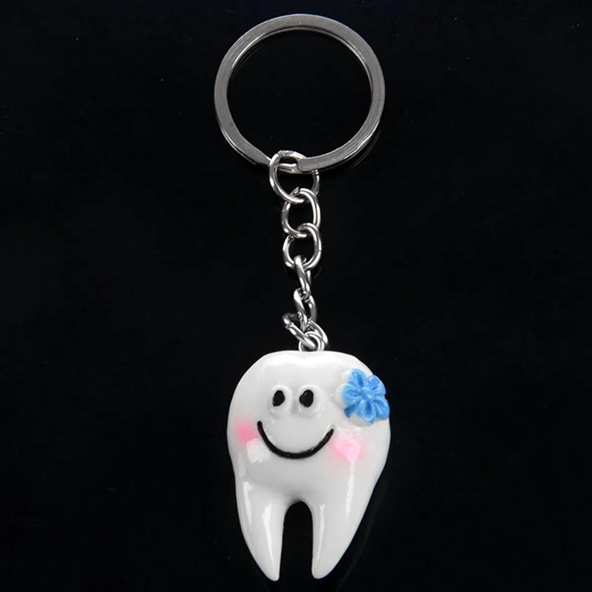 60 Stuecke Schluesselbund Schluesselanhaenger Haenge Zahn Form Suesses Dental Geschenk