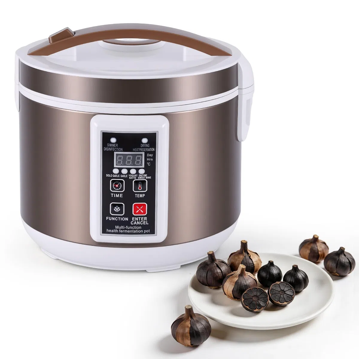 YUCHENGTECH Black Garlic Fermenter mit Zeit- und Temperaturkontrolle 6L | Fermentationskapazität 3,3 bis 4,4 Pfund / 3 bis 4 kg