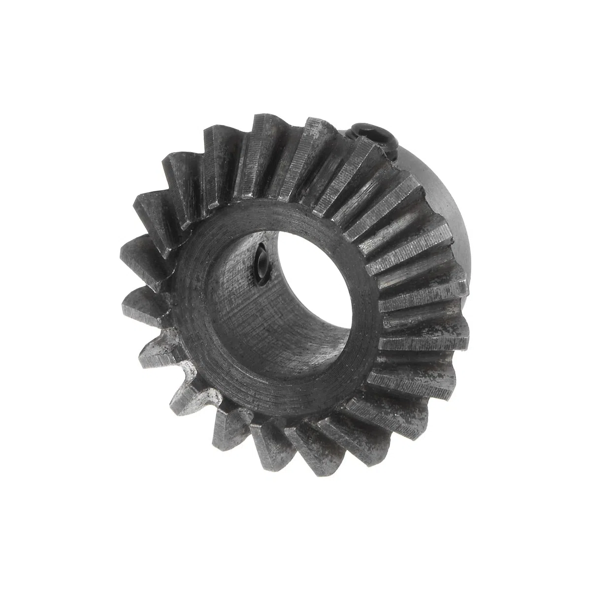 sourcing map Kegelradgetriebe, 1,5 m, 20 Zähne, 12 mm Schaftloch, 1:1, Kegelritzel, 45# Stahl, 1,5 Modul, 90-Grad-Lenkgetriebe mit M5-Befestigungsloch, für mechanische Rotation, 2 Stück
