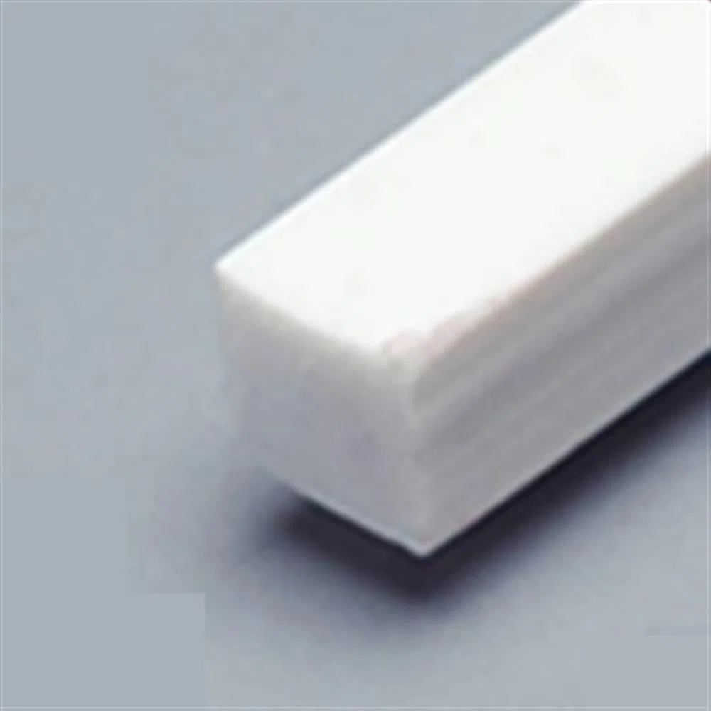 10 Stück weiße Vollstäbe, 1 x 1 mm – 10 x 10 mm quadratische ABS-Kunststoffstäbe, Länge 250 mm ABS-DIY-Material for Modellteilzubehör(10x10mm)