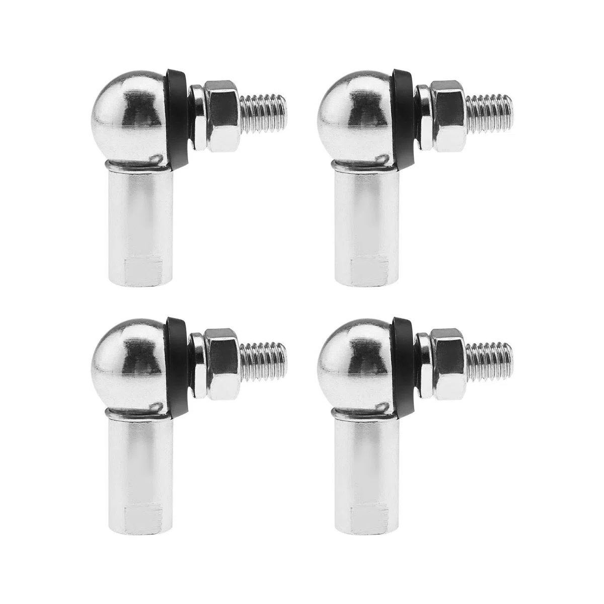 OTOTEC Kugelgelenk-Set, Winkelgestänge, mit Federclip, Staubdichtung, CS DIN 71802, Ersatz für Getriebegestänge, M8 (RH), 4 Stück