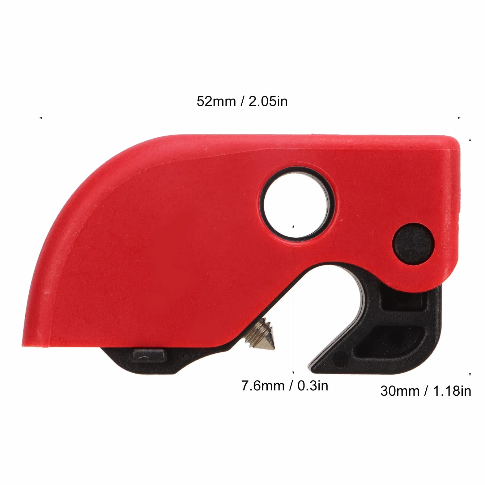 10-Teiliges Lockout Tagout Set, Circuit Breaker Lockout Sperrvorrichtung, Sicherungssperre & Sicherungsschloss für Elektriker, Universelles Lock Out Tag Out Set für Industrie & Leistungsschalter