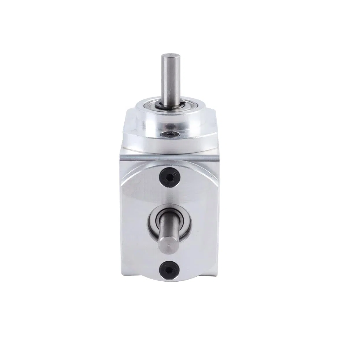Qury Rechtwinkliges Getriebe, 1: 1 Vordere Doppelabtriebswelle, Aluminiumrahmen Einfaches Mechanisches DIY-Modul Mit 6mm Welle