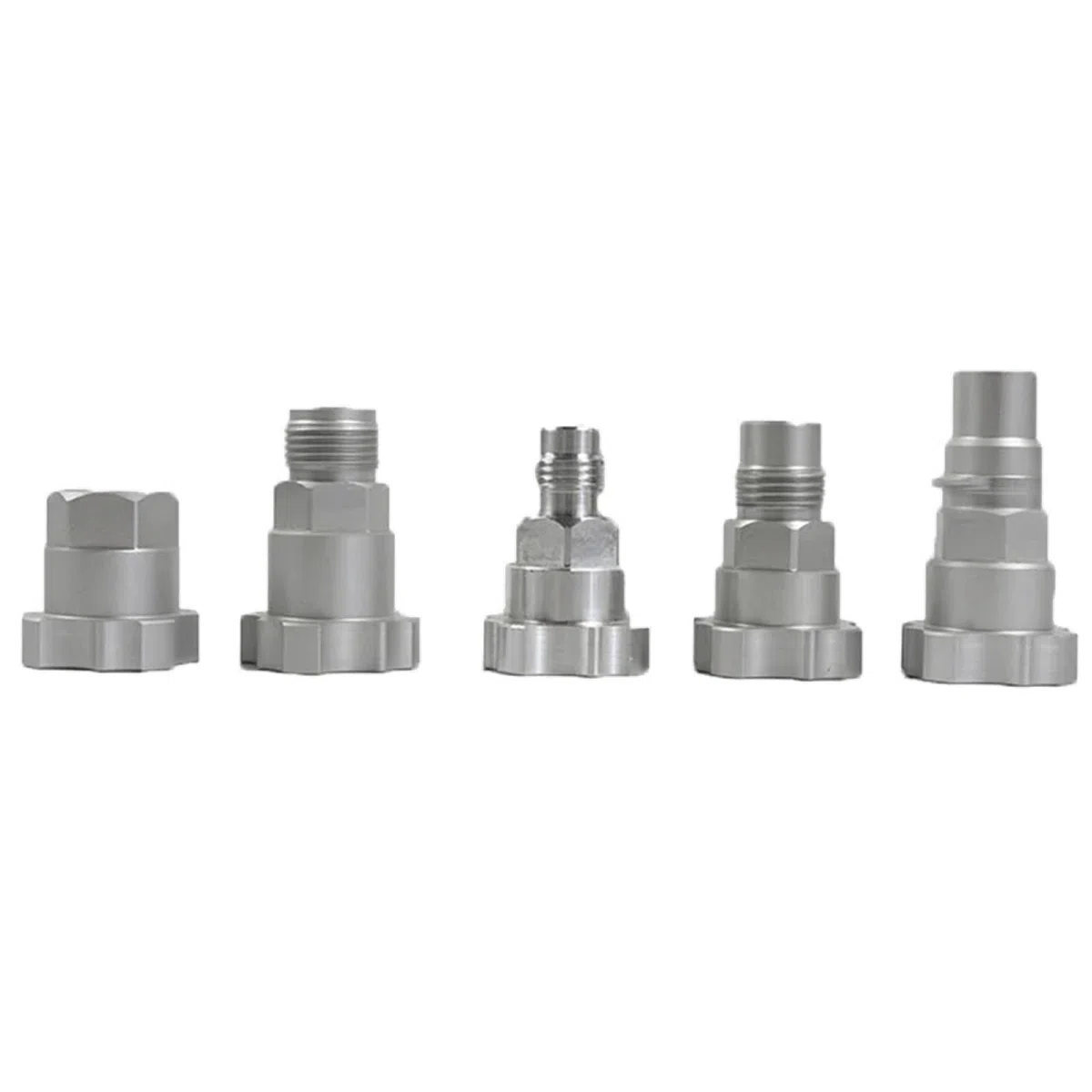 Aluminium Legierung Spritzpistole Stecker PPS Adapter Spritzpistole Tasse adapter Einweg Messbecher Geeignet for SA-TA(Aluminum alloy 1)