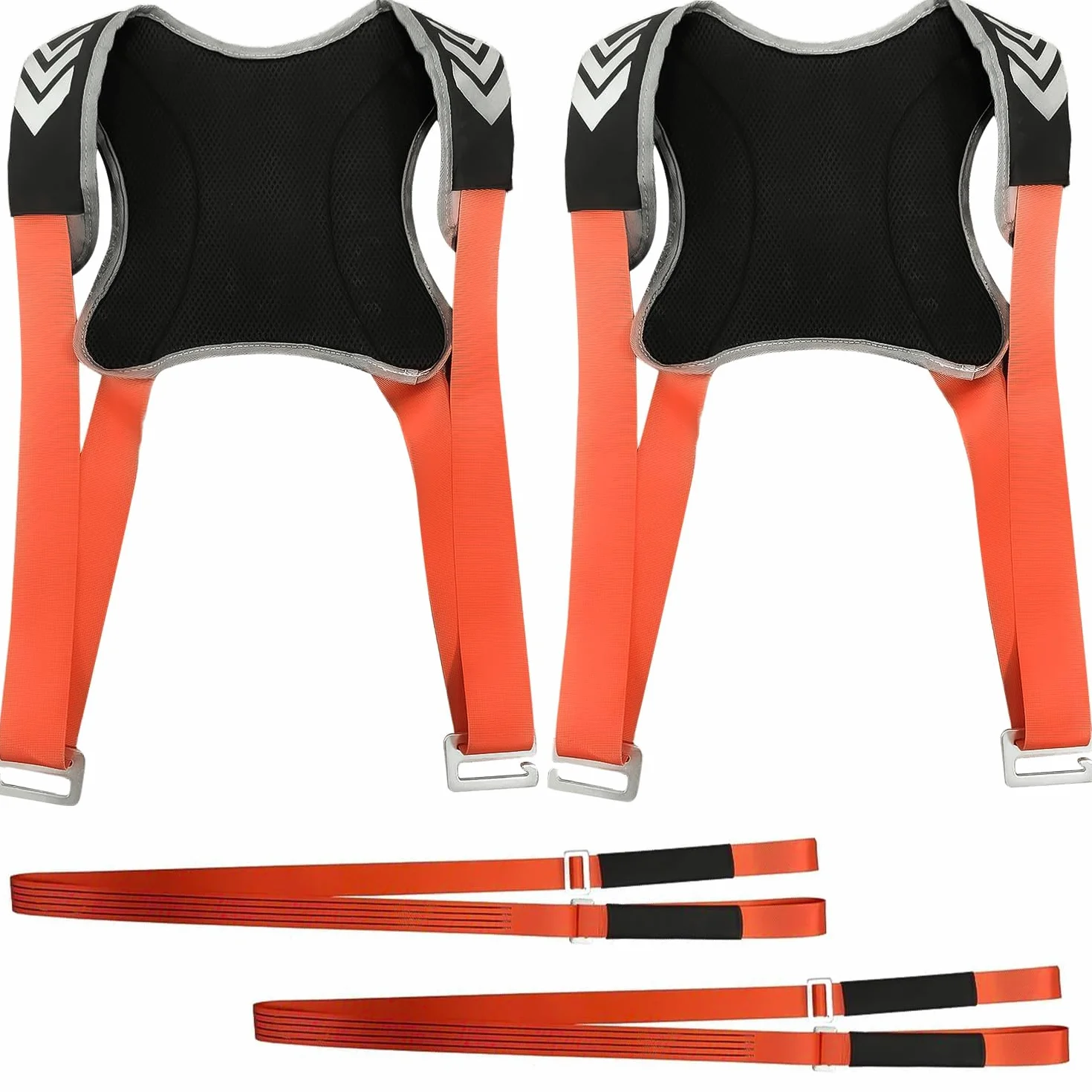 4 Stück Tragehilfe Tragegurte Umzug, Polyester Moving Straps Tragegurte für Möbelpacker, Mehrzweck Umzugshilfe Möbeltragegurte, Doppelt Shoulder Dolly Transportgurte, Geeignet für Mobile Möbel