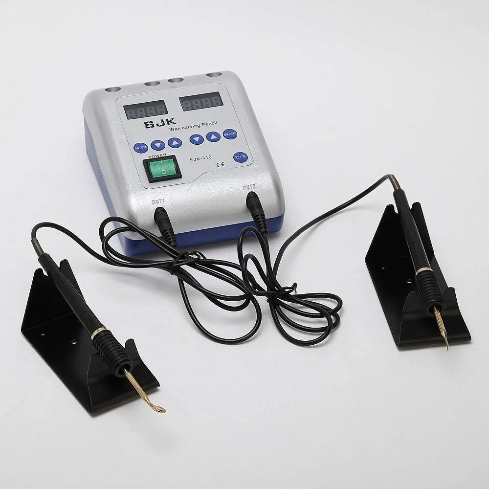 Digital Elektrisch Waxer Maschine mit 6 Tips Wachs Modellier Gerät Wachsmesser Dental 20W Digitaler Elektrischer Wachs Maschine, 2A, AC240V 50/60HZ