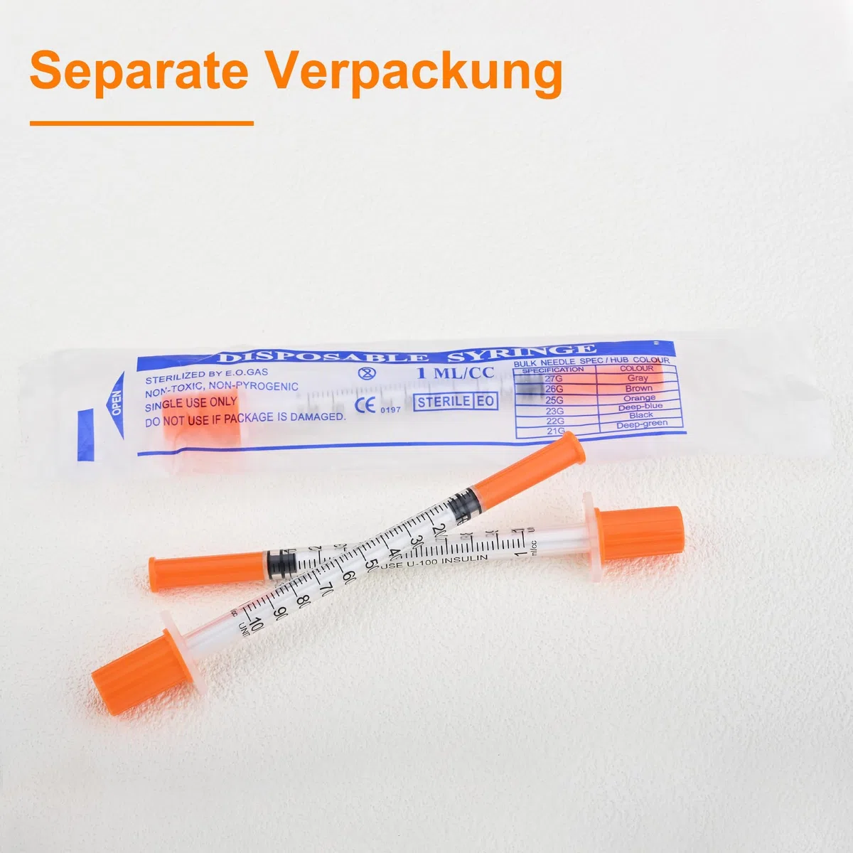 100 Stück 1mL Plastiktube,30G Mehrzweck-Messwerkzeuge(13mm) Einzeln Versiegelte Packung (100)