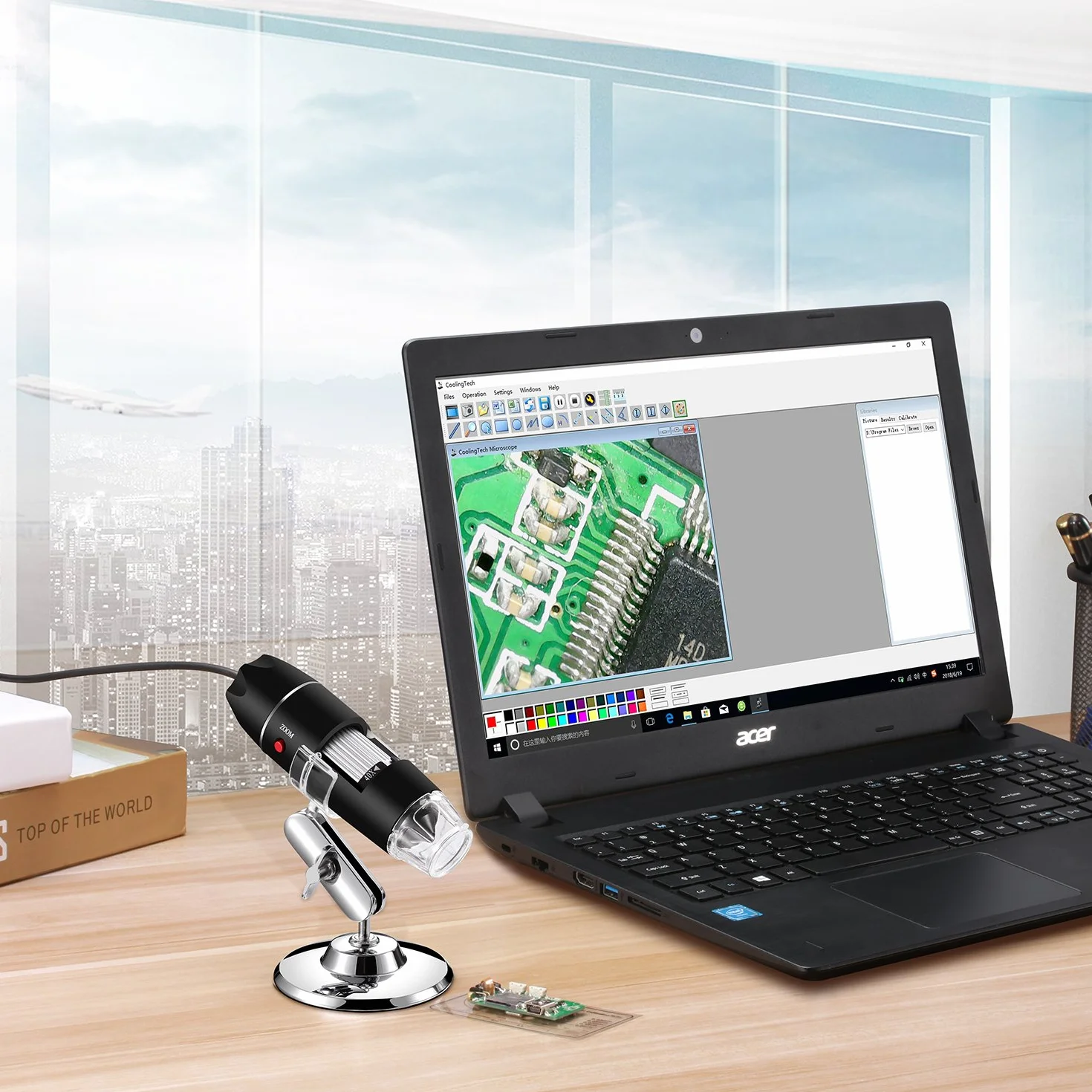 USB Digital Mikroskop, Bysameyee Handheld 40X-1000X Vergrößerung Endoskop, 8 LED Mini Videokamera für Windows 7/8/10 Mac Linux Android (mit OTG)
