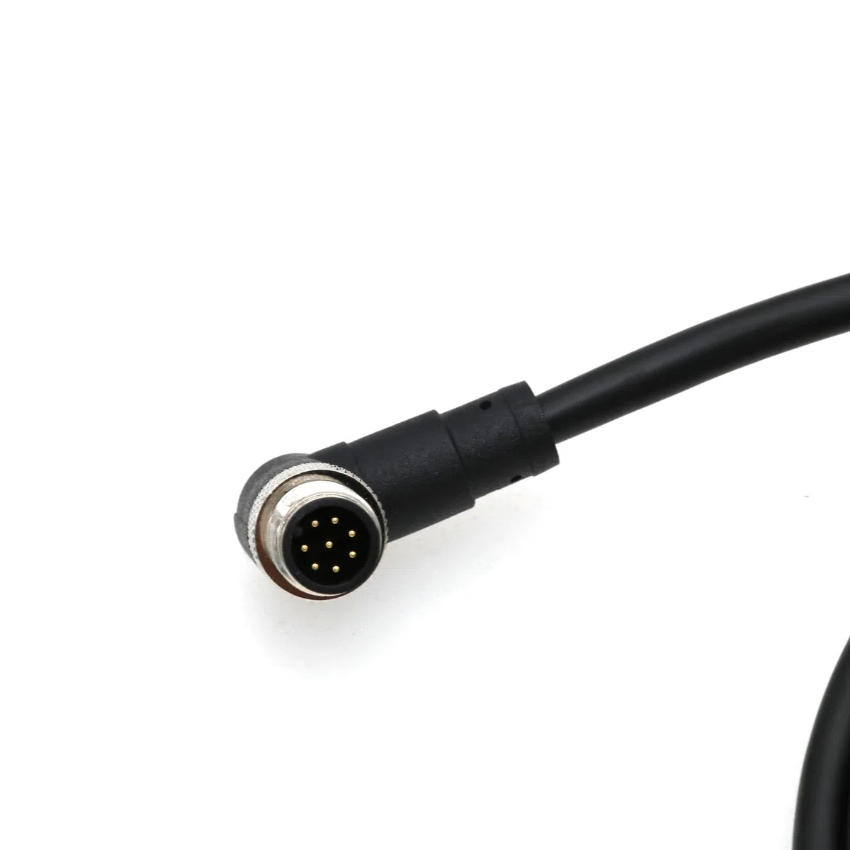 M12 A-Code 8-poliger 90-Grad-Winkel, männlicher Stellantrieb, Sensorkabel für industrielle Kamera-Geräte, Netzwerk-IO-Link, Profibus-Automatisierung, 3 m