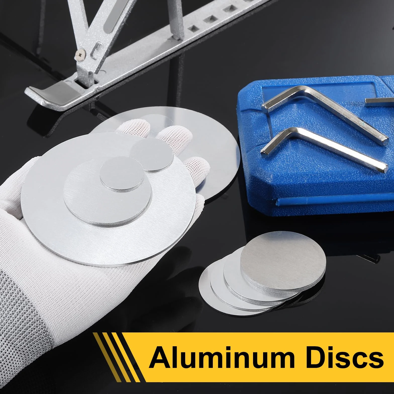 QUARKZMAN 1 Stück Aluminium Platte 250mm x 3mm Runde Aluminiumbleche 5052 Aluminiumscheiben Anhänger Runde Stanzrohlinge Zum Laserschneiden Metallstanzen Schmuckherstellung DIY
