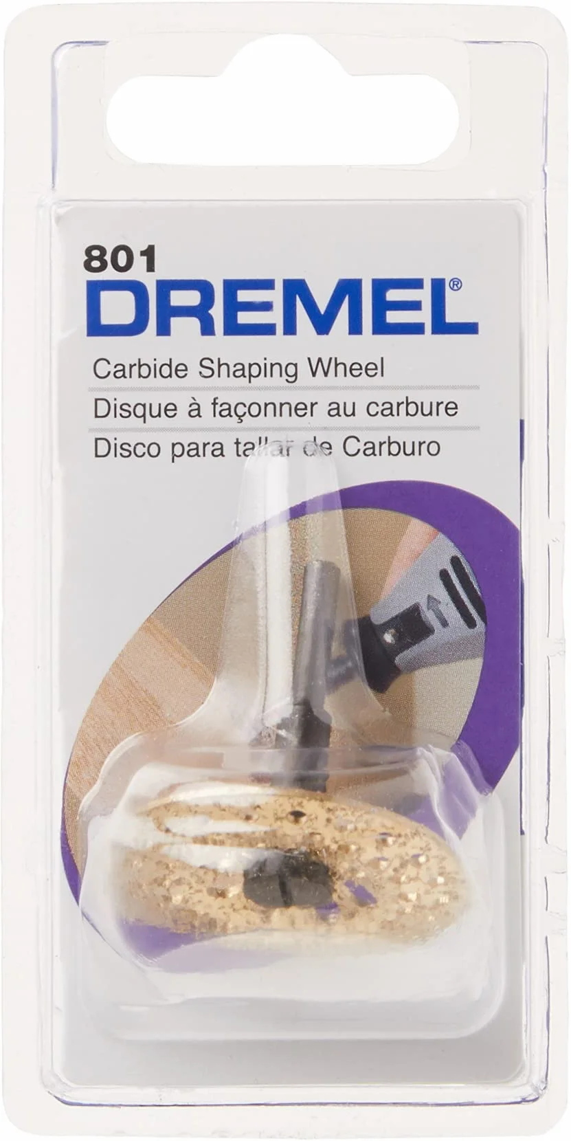 Dremel 801 Hartmetall-Rotationswerkzeug.