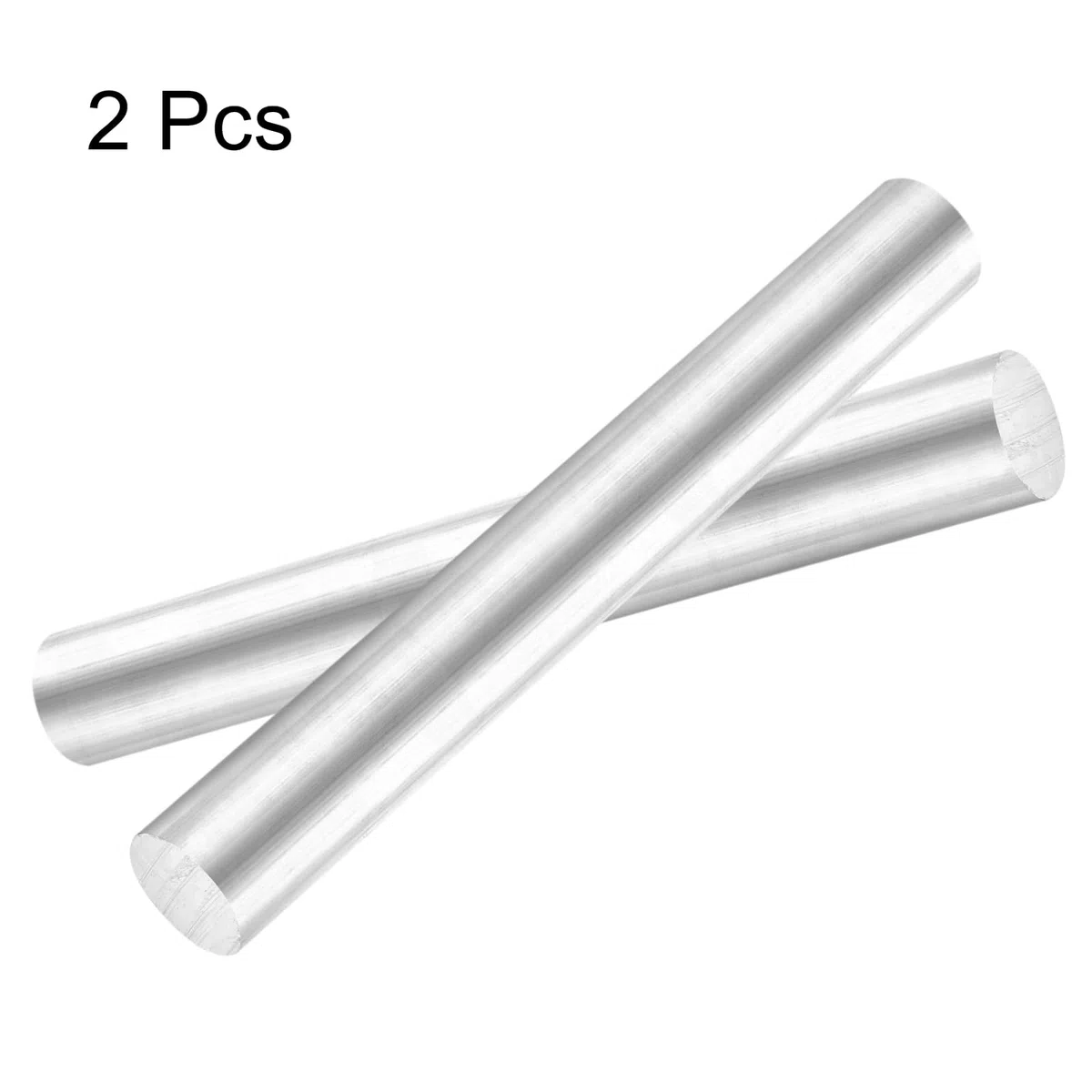 QUARKZMAN Aluminium Rundstangen 26mm x 203mm Vollmaterial Rundstab Drehbank Aluminium Stäbe für Industrie Maschinen DIY Handwerkzeug Gartendekoration RC Modell 2 Stück