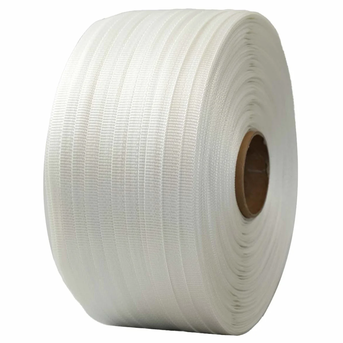 Set 1 Geflochtenes Umreifungsband 19 mm x 500 m + 1 GRATIS Spanner + 1 Abroller + Schlaufen - Widerstand 750kg - TECPLAST KFT2