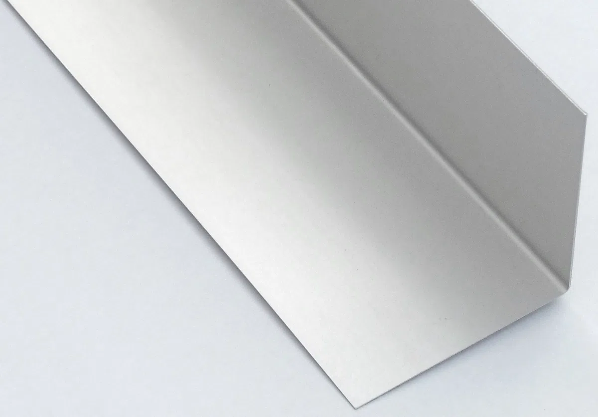 Ortgangblech Ortgangwinkel Alu grau anthrazit RAL 7016 75mm x 110mm x 15mm Standard Dach-Abschluss-Blech Dachrandblech Dach Kantblech (75mm x 125mm Standard)
