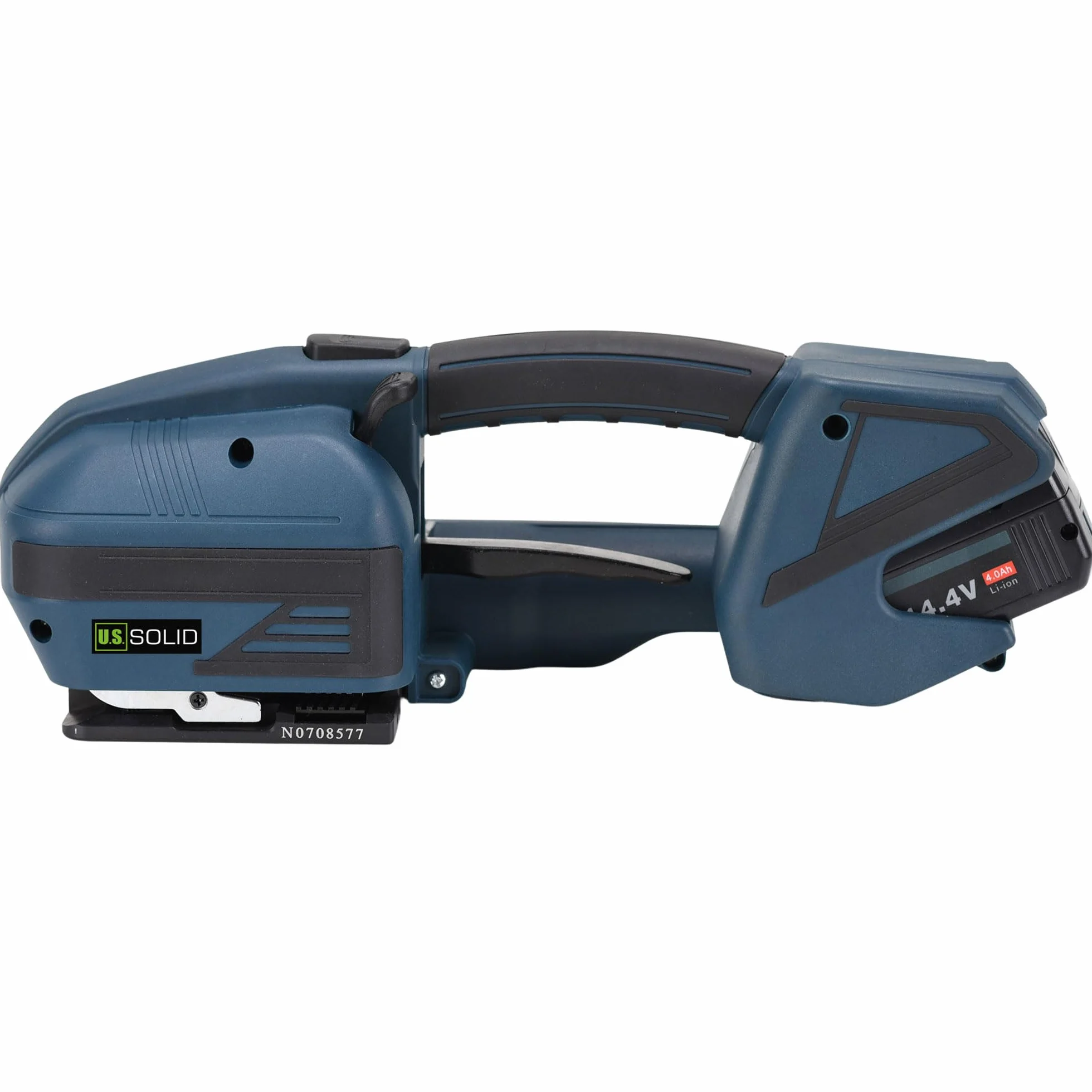 U.S. SOLID Elektrische Umreifungsmaschine mit LCD-Bildschirm für 13-16mm PP PET Bänder, 2 x 4000mah automatische akku Umreifungsgerät für Boxen und Paletten