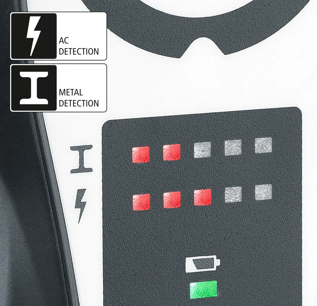 Laserliner Bohrführungsgerät, CenterScanner Compact, Sender & Empfänger | Präzise Bohrhilfe zur Bestimmung von Ein- & Austrittspunkten bei Wand- und Deckenbohrungen, Tiefenmessung bis 150 cm