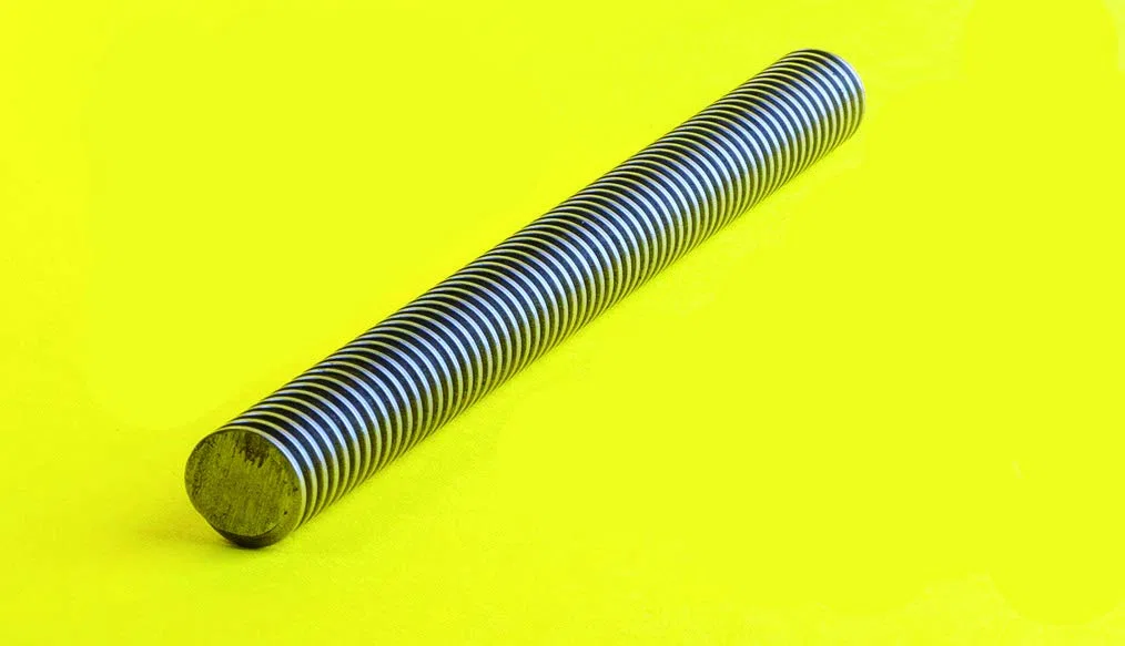Trapezgewindespindel TR 24x5 1000mm eingängig links gerollt DIN 103 Werkstoff C15