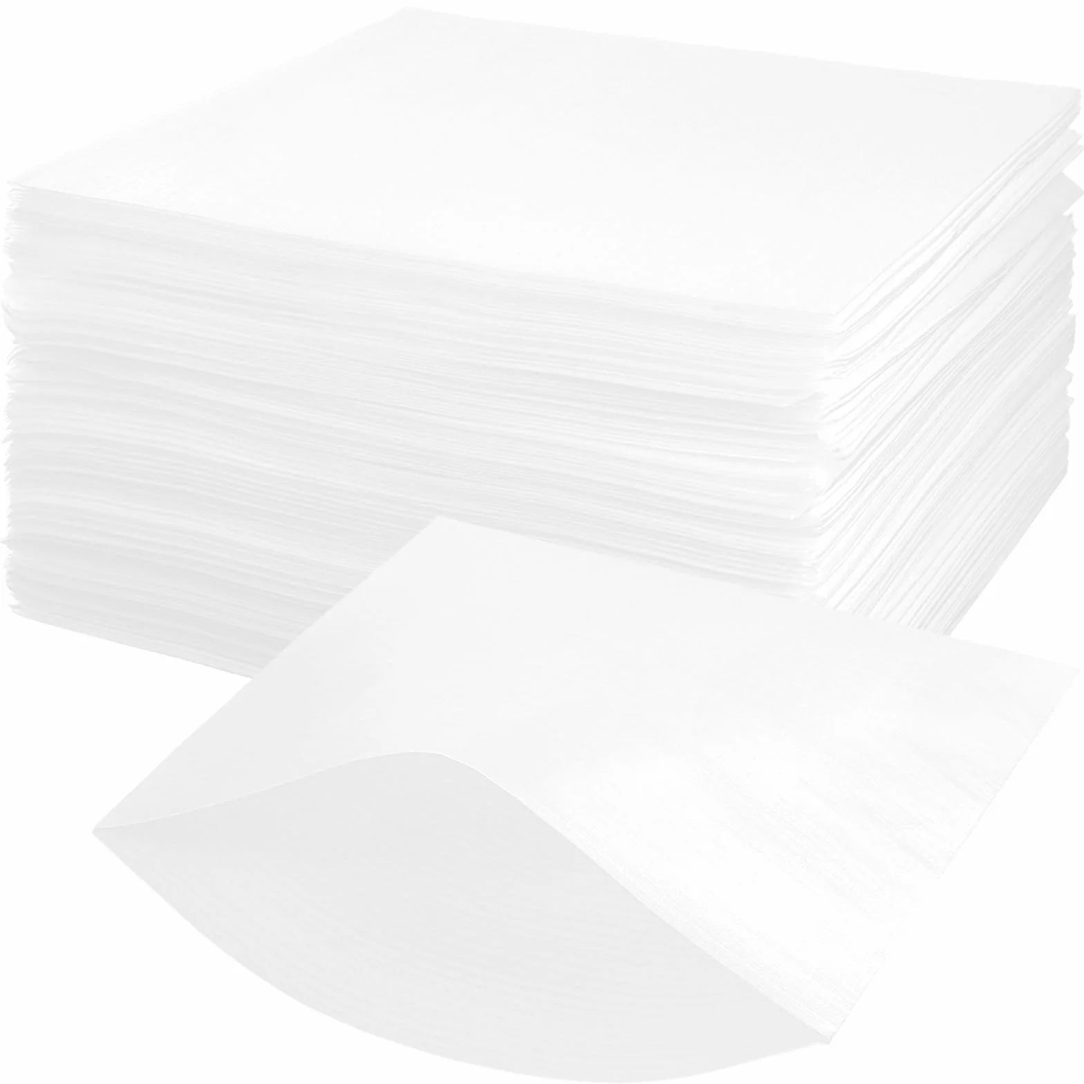 KEILEOHO 150 Stk 30 x 30 cm Verpackungsmaterial Schaumfolie, Schaumstoffverpackungen Schaumstoffbeutel Versand, Schaumstofffolie Verpackung für Verpackungen Umzüge Geschirr, Weiß
