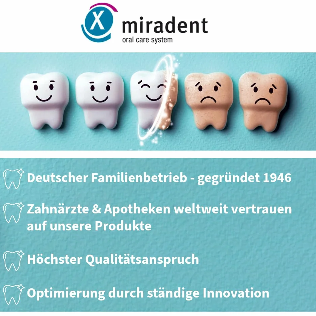 Miradent SOS Zahnbox® | Zahnrettungsbox für ausgeschlagene Zähne & Frontzahntrauma | Nährlösung erhält Zellen für eine Replantation & Einheilung des verlorenen Zahns | Aufbewahrung bis zu 48h