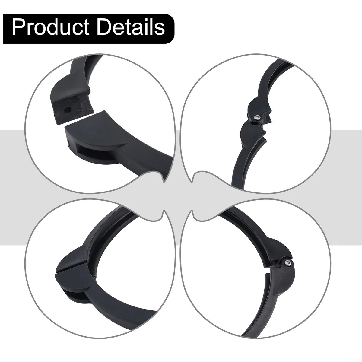 Ersatz-Klemmmanschette für Ring für Intex SF90110-1 Modell, Schaftmanschette Schelle Schaftmanschette, 10 Zoll Sandfilterpumpenklemme O- für RING Kit