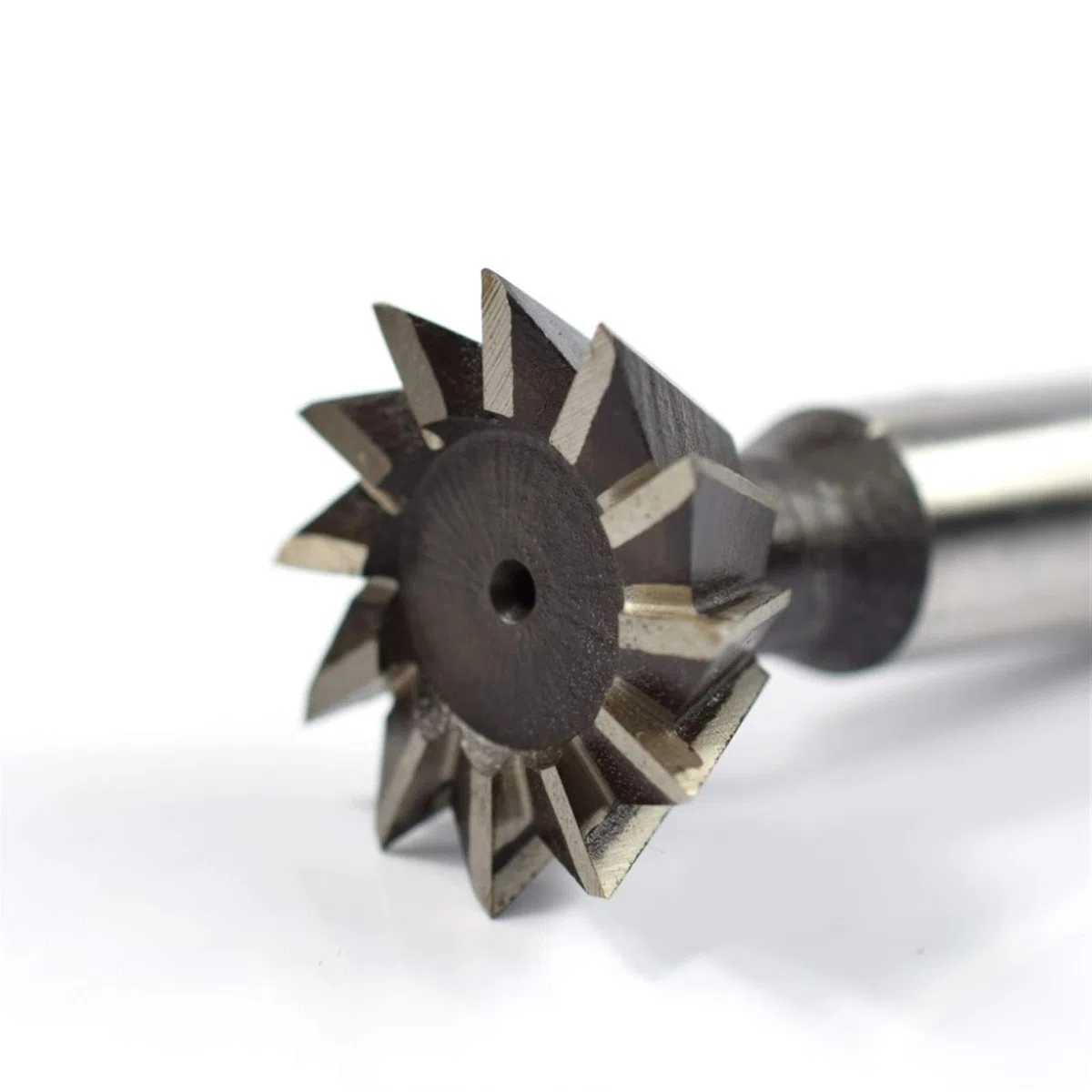 Lcuih-sk Schaftfräser gerader Schaft CNC Fräser, 45/60 Grad HSS Schwalbenschwanz Fräser CNC-1pc, Glatt scharf (Cutting Edge Length : 1pc 12x45Degrees)