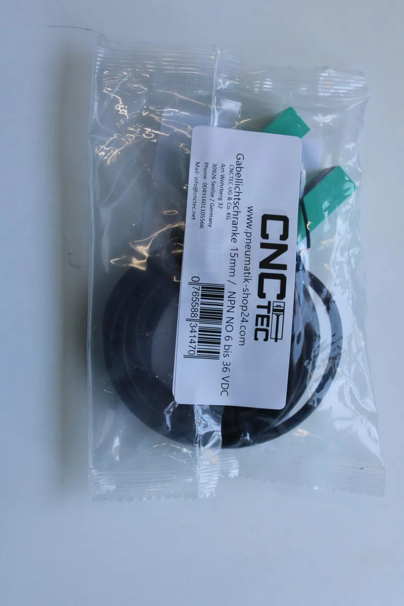 Gabellichtschranke 6 bis 36 Volt NO NPN Erfassungsbereich 15mm U-Lichtschranke Lichtsensor (15mm - NPN NO)